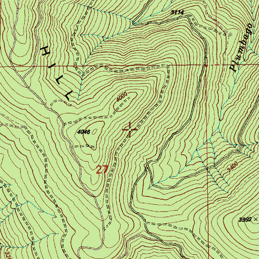 Topographic Map of Lyman Hill, WA