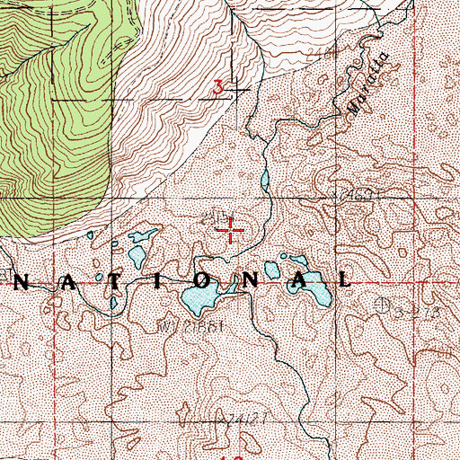 Topographic Map of Maratta Creek, WA