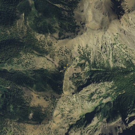 Aerial/Satellite Image of Marmot Pass, WA
