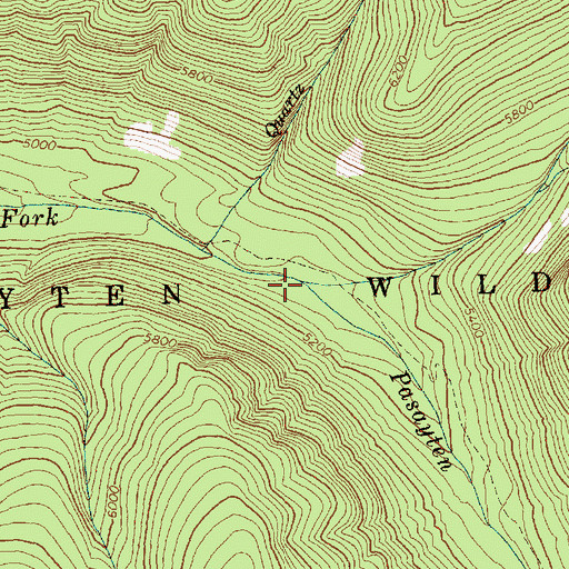 Topographic Map of Mayo Creek, WA