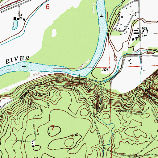 Topographic Map of McCoy Creek, WA