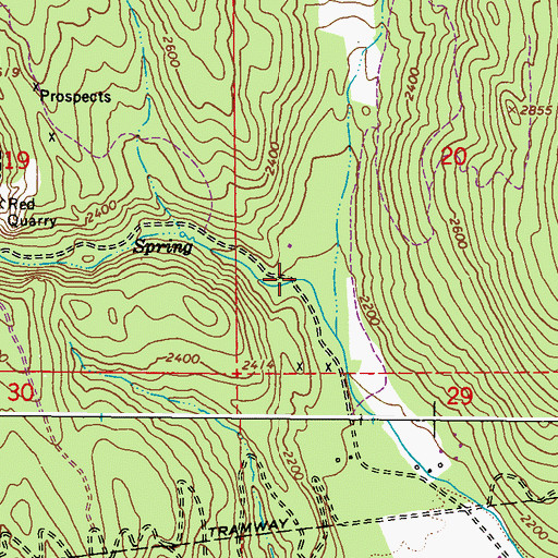 Topographic Map of McKale Canyon, WA