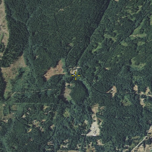 Aerial/Satellite Image of McKenna Falls, WA