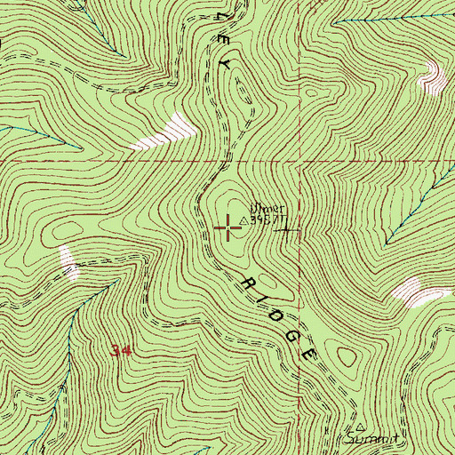 Topographic Map of McKinley Ridge, WA