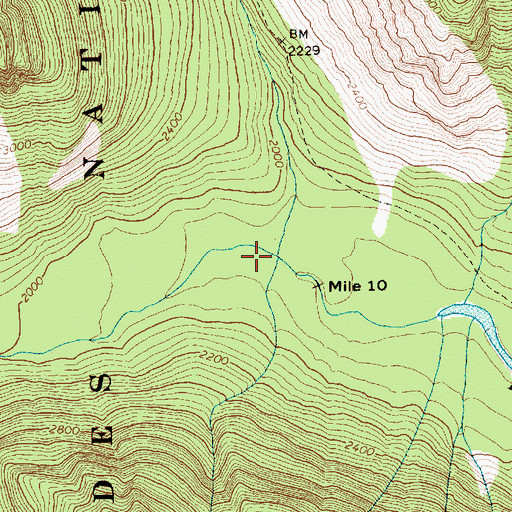 Topographic Map of McMillan Creek, WA