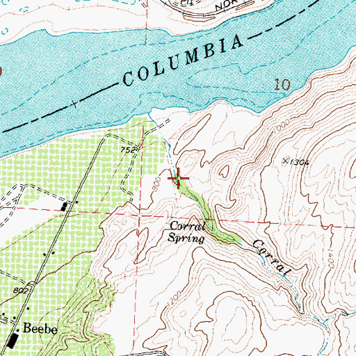 Topographic Map of McNeil Canyon, WA