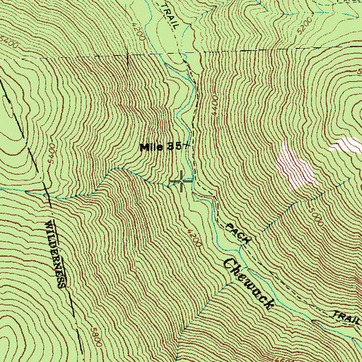 Topographic Map of Meadow Creek, WA