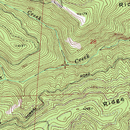 Topographic Map of Medicine Creek, WA