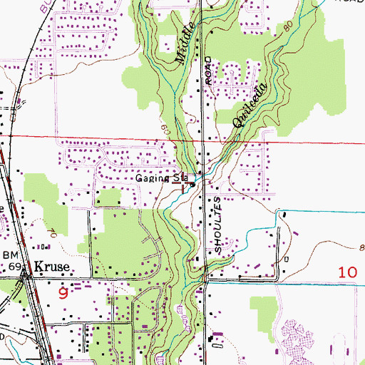 Topographic Map of Middle Fork Quilceda Creek, WA