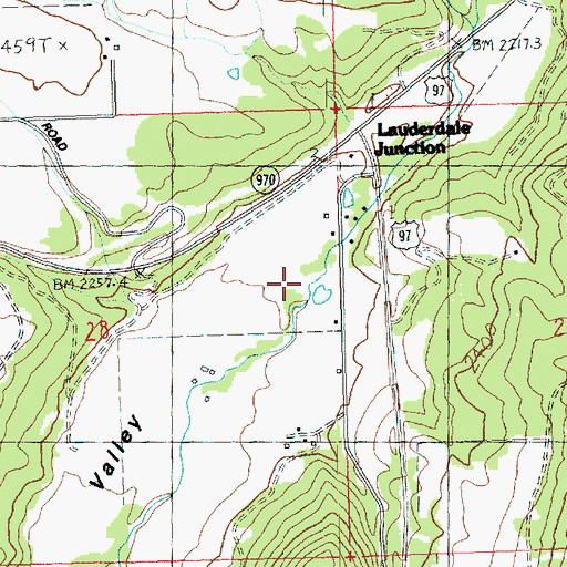 Topographic Map of Mill Pond, WA