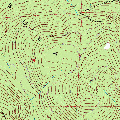Topographic Map of Miller Peninsula, WA