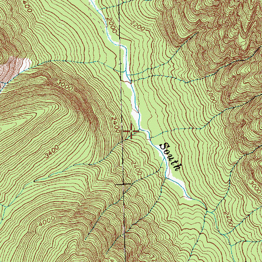Topographic Map of Milt Creek, WA