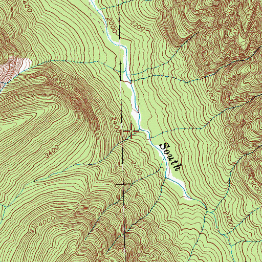 Topographic Map of Milt Creek, WA