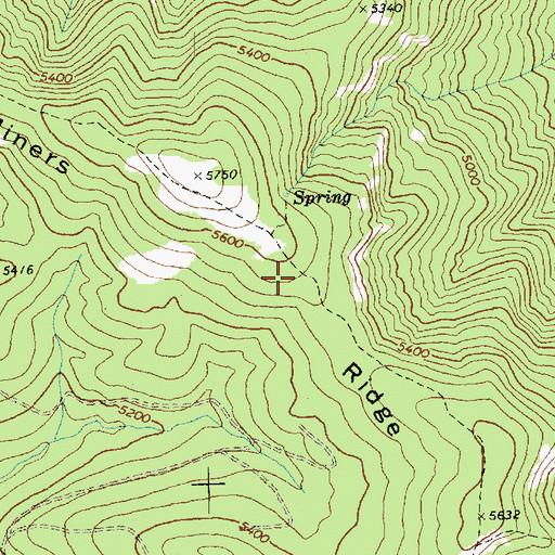 Topographic Map of Miners Ridge, WA