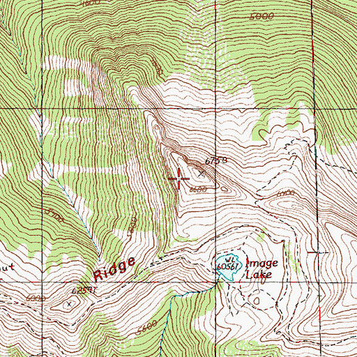 Topographic Map of Miners Ridge, WA