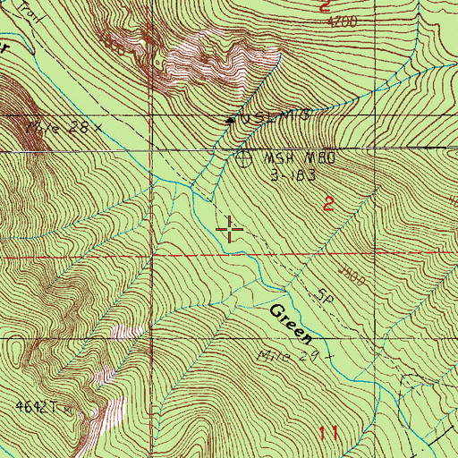 Topographic Map of Minnie Lee Mine (historical), WA
