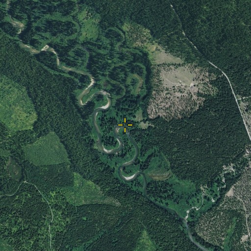 Aerial/Satellite Image of Minnow Creek, WA