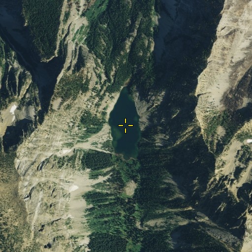 Aerial/Satellite Image of Mirror Lake, WA