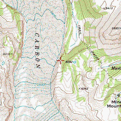 Topographic Map of Moraine Park, WA