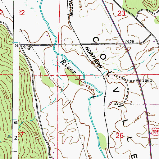 Topographic Map of Moran Creek, WA