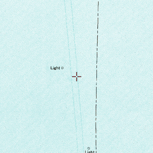 Topographic Map of Mobile Ship Channel, AL