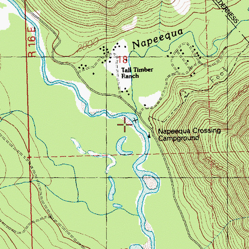 Topographic Map of Napeequa River, WA