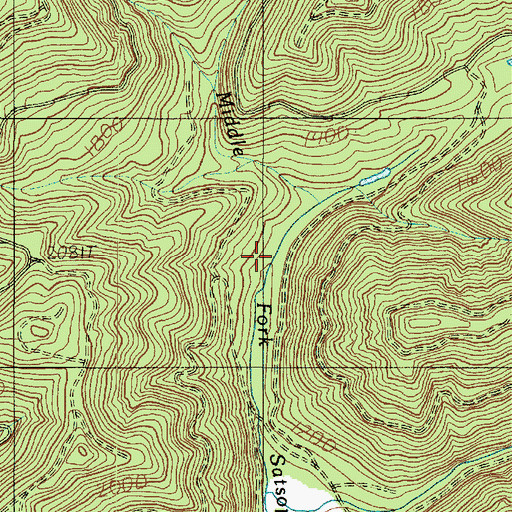 Topographic Map of Neby Shelter, WA