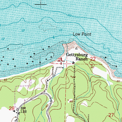 Topographic Map of Nelson Creek, WA