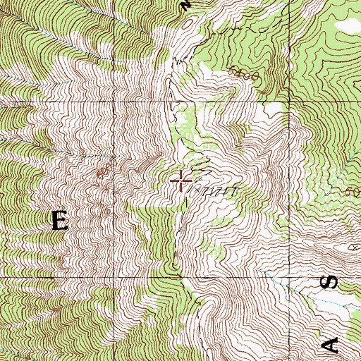 Topographic Map of Nelson Ridge, WA