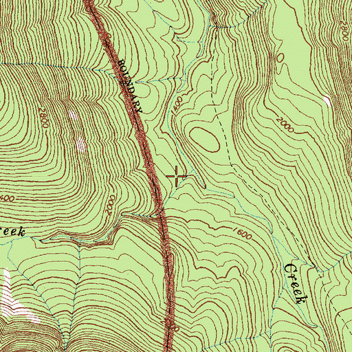 Topographic Map of Neve Creek, WA