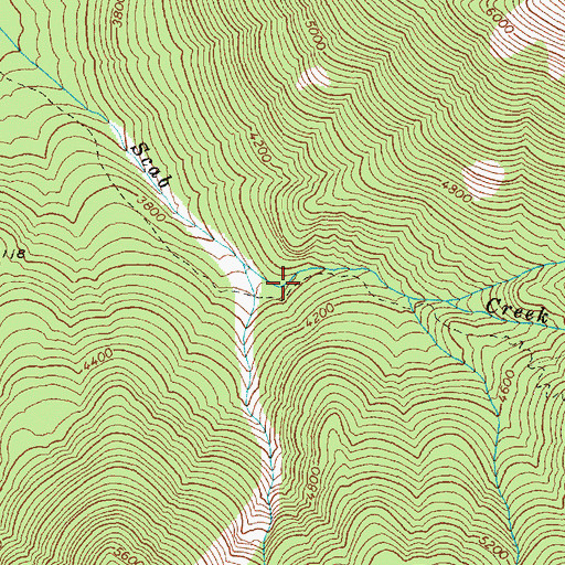 Topographic Map of Nile Ridge Trail, WA