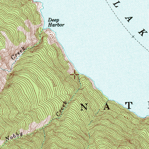 Topographic Map of Nobby Creek, WA