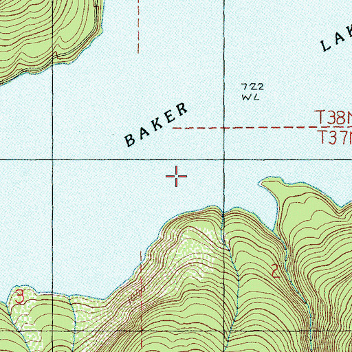 Topographic Map of Noisy Creek, WA