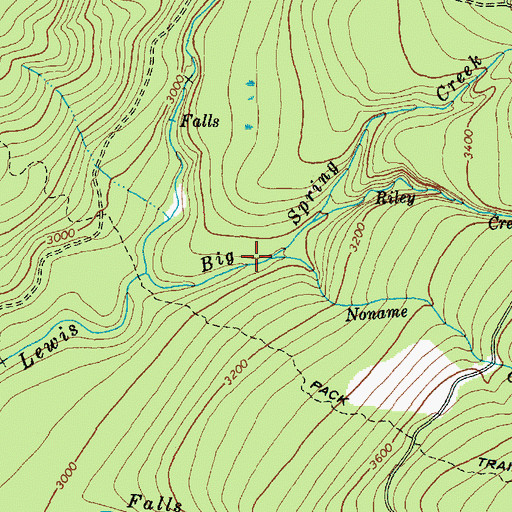 Topographic Map of Noname Creek, WA
