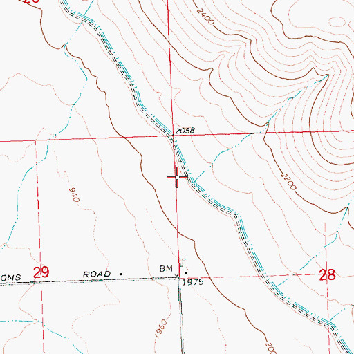 Topographic Map of North Branch Canal, WA