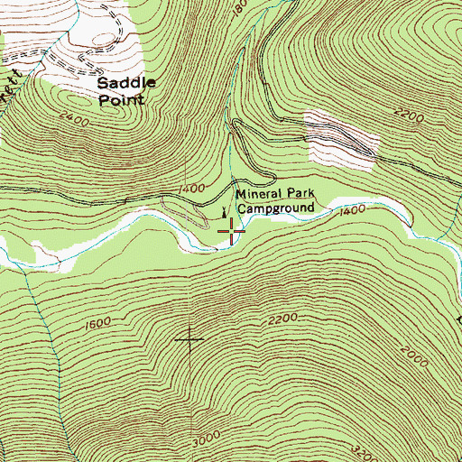 Topographic Map of North Fork Cascade River, WA
