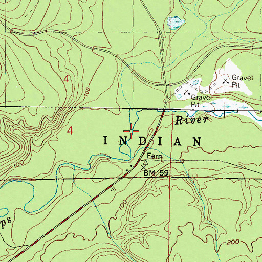 Topographic Map of North Fork Moclips River, WA