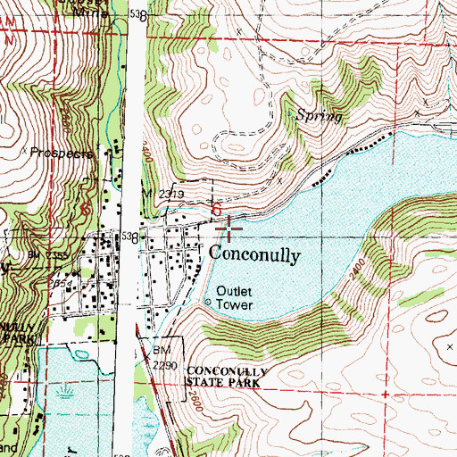 Topographic Map of North Fork Salmon Creek, WA
