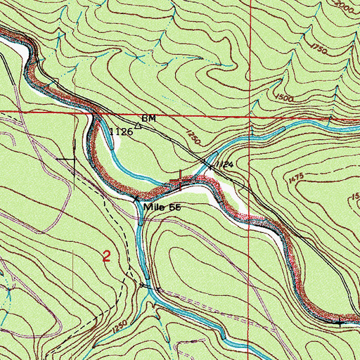 Topographic Map of North Fork Sol Duc River, WA