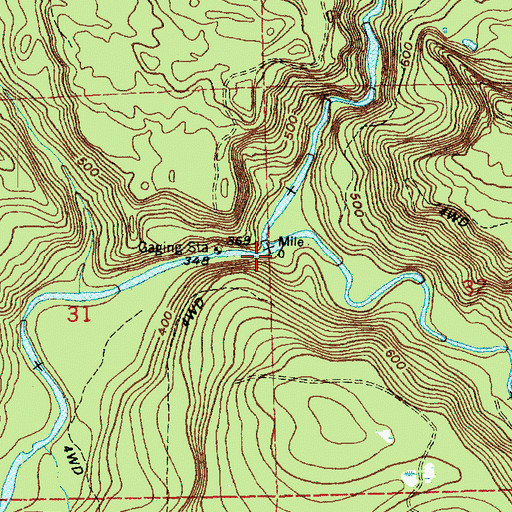 Topographic Map of North Fork Tolt River, WA