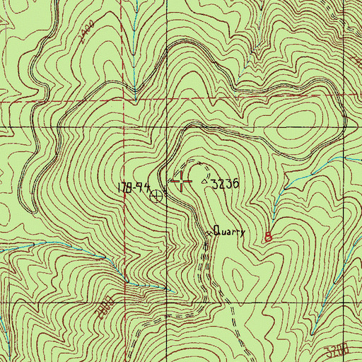 Topographic Map of O'Farrell Lookout (historical), WA