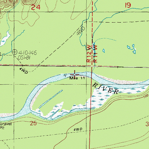 Topographic Map of O'Took Creek, WA