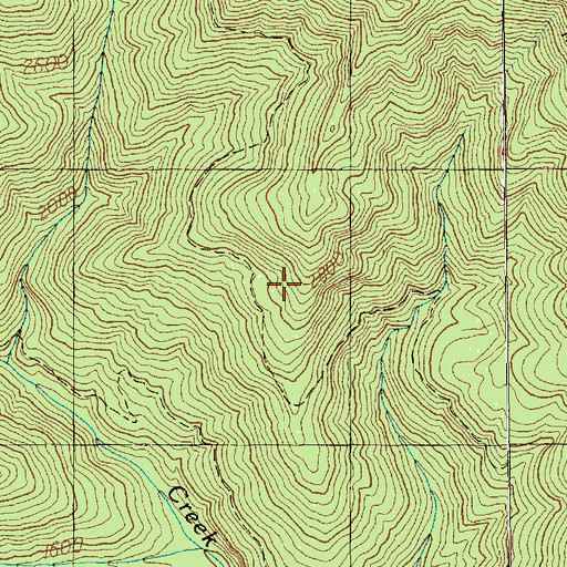 Topographic Map of Observation Peak Trail, WA