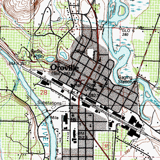 Topographic Map of Oroville, WA
