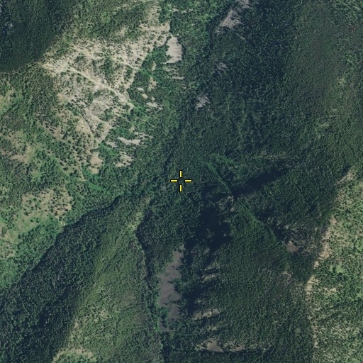 Aerial/Satellite Image of Oval Creek, WA