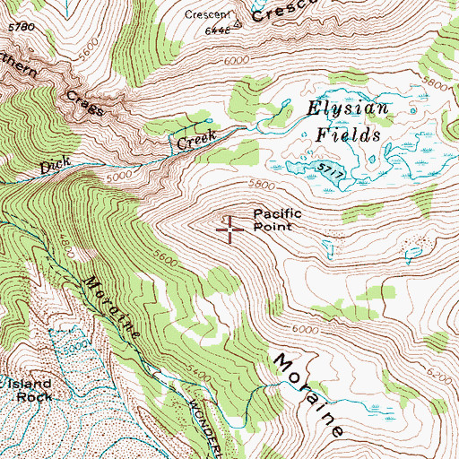 Topographic Map of Pacific Point, WA