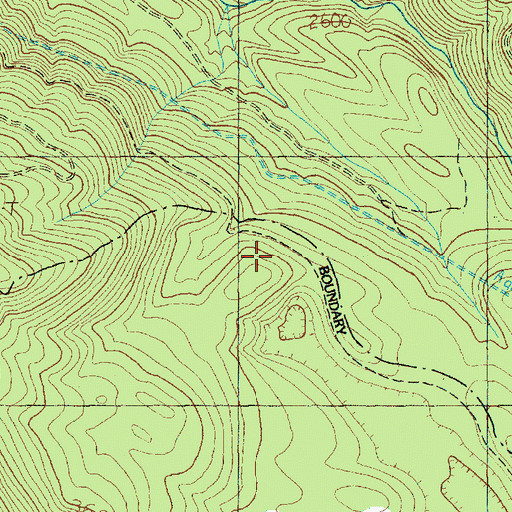 Topographic Map of Packwood Lake Trail, WA