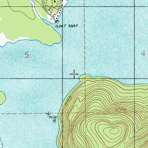 Topographic Map of Park Creek, WA