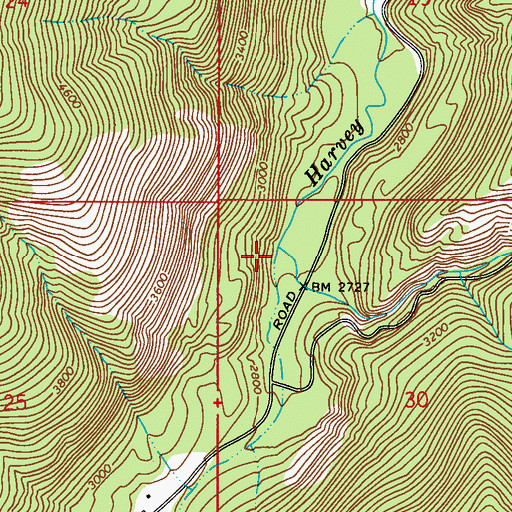 Topographic Map of Paupac Creek, WA