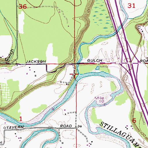 Topographic Map of Pilchuck Creek, WA